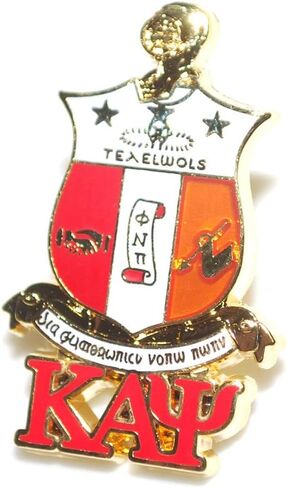 درع الألوان ثلاثي الأبعاد من Kappa Alpha Psi مع دبابيس الحروف in Kuwait
