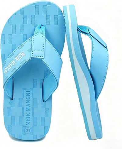 Meik Mangni Kids Boys Girls Arch Support Flip Flops Comfortable Cushion Thong Sandals Slip Resistant Summer Sandals Lightweight Quick Dry Slide Shower Shoes for Beach Swim Pool (Little Kid/Big Kid) in Saudi Arabia