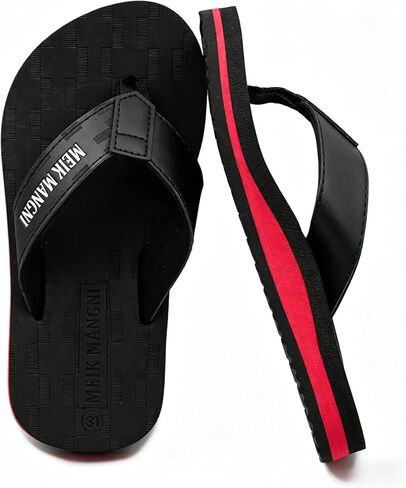 Meik Mangni Kids Boys Girls Arch Support Flip Flops Comfortable Cushion Thong Sandals Slip Resistant Summer Sandals Lightweight Quick Dry Slide Shower Shoes for Beach Swim Pool (Little Kid/Big Kid) in Saudi Arabia