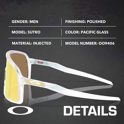 Oakley SUTRO SEEK COLLECTION OO9406 Shield Shape Sunglasses With Official Eyewear Kit in Kuwait