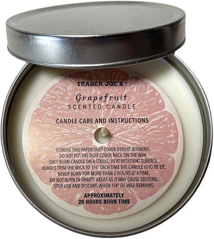Trader Joe's Grapefruit Scented Candle (Pack of 2) in Saudi Arabia