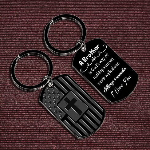 Funny Brother Keychain Gifts Brother Birthday Gifts From Sister Christmas Graduation Gift in Saudi Arabia