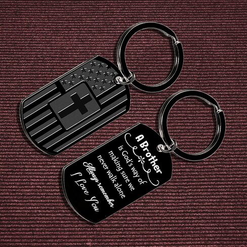 Funny Brother Keychain Gifts Brother Birthday Gifts From Sister Christmas Graduation Gift in Saudi Arabia