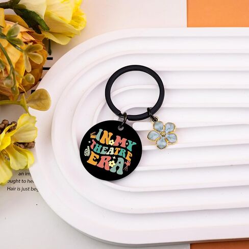 Theatre Gifts for Women Musical Theater Gifts for Teen Girls Cute Theater Keychain for Drama Students Actors Birthday Christmas Theatre Gift for Girls Drama Teacher Gift Ideas in Kuwait