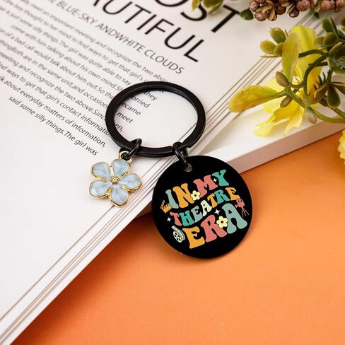 Theatre Gifts for Women Musical Theater Gifts for Teen Girls Cute Theater Keychain for Drama Students Actors Birthday Christmas Theatre Gift for Girls Drama Teacher Gift Ideas in Kuwait