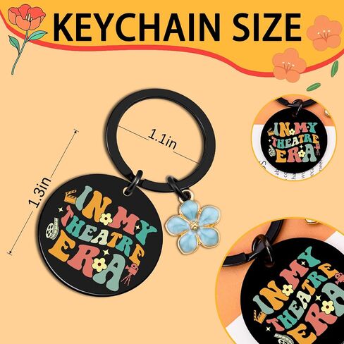 Theatre Gifts for Women Musical Theater Gifts for Teen Girls Cute Theater Keychain for Drama Students Actors Birthday Christmas Theatre Gift for Girls Drama Teacher Gift Ideas in Kuwait