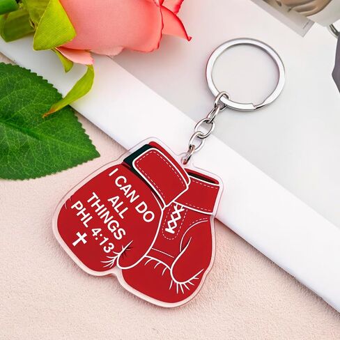 Boxing Gifts For Men Boxing Gloves Keychain Gift For Boxers Fighters Fitness Instructor Gift Mma Gifts For Men Coach Accessories Personal Trainer Presents Appreciation Thank You Keyring in Kuwait