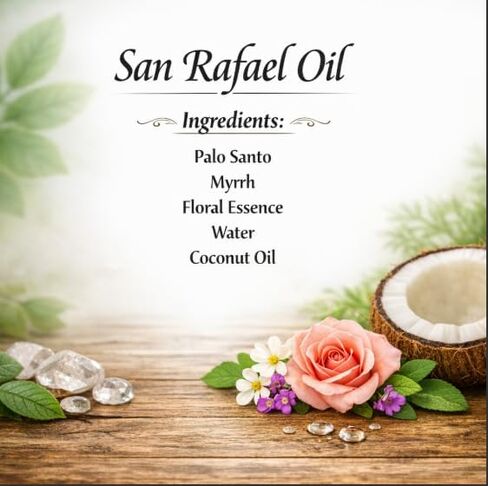 San Rafael Holy Oil from Seven Temples,Spiritual and Blessed. Handmade with Natural Ingredients! Consecrated,and ritualized Watched Over by spirituals Guides. in Kuwait