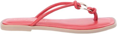 Coconuts by Matisse Womens Mission Flip Flops Casual Sandals Casual - Red in Saudi Arabia
