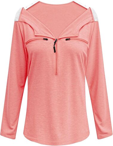 Chemo Port Shirts for Women Long Sleeve Post-Surgery Recovery with 2 Side Snaps Shoulder Surgery & Dialysis Recovery Shirts in Saudi Arabia