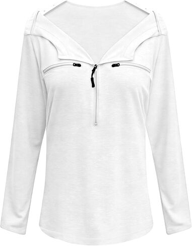 Chemo Port Shirts for Women Long Sleeve Post-Surgery Recovery with 2 Side Snaps Shoulder Surgery & Dialysis Recovery Shirts in Saudi Arabia