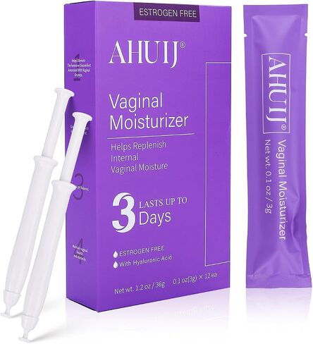 Vaginal Moisturizer | Hyaluronic Acid & Vitamin E | Pre and Post Menopausal | pH Balance for Women | Vaginal Dryness Relief and Long Lasting Wetness (1Box x 12pcs) in Saudi Arabia
