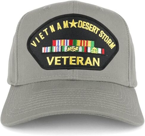قبعة بيسبول من Armycrew فيتنام وDesert Storm Veteran مطرزة برقعة سناباك in Kuwait