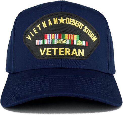 قبعة بيسبول من Armycrew فيتنام وDesert Storm Veteran مطرزة برقعة سناباك in Kuwait