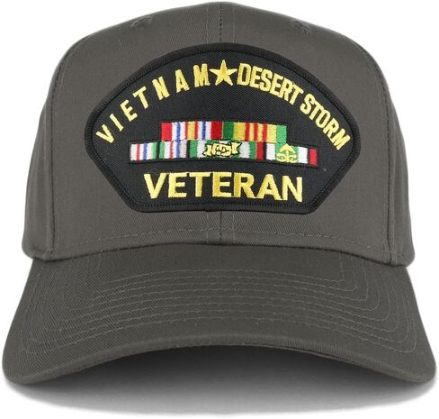 قبعة بيسبول من Armycrew فيتنام وDesert Storm Veteran مطرزة برقعة سناباك in Kuwait