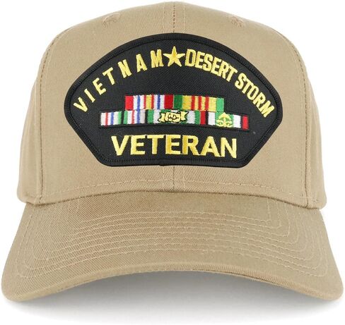 قبعة بيسبول من Armycrew فيتنام وDesert Storm Veteran مطرزة برقعة سناباك in Kuwait