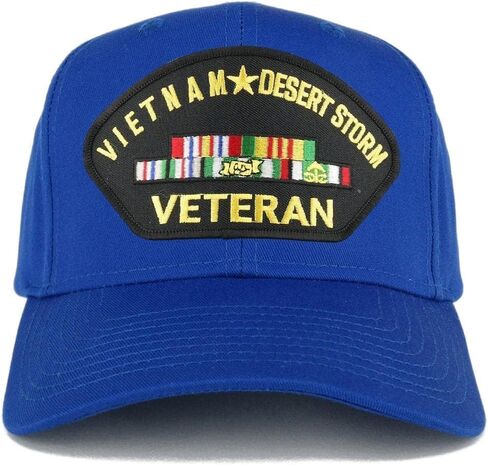 قبعة بيسبول من Armycrew فيتنام وDesert Storm Veteran مطرزة برقعة سناباك in Kuwait