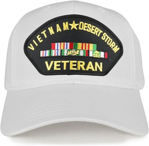 قبعة بيسبول من Armycrew فيتنام وDesert Storm Veteran مطرزة برقعة سناباك in Kuwait