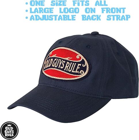 OLD GUYS RULE Men's Baseball Cap, The Older I Get, The Better I was - Gift for Dad, Grandpa, Husband, Father's Day, Birthday, Holiday - Funny Novelty Collector's Hat for Jokesters, Classics (Navy) in Saudi Arabia