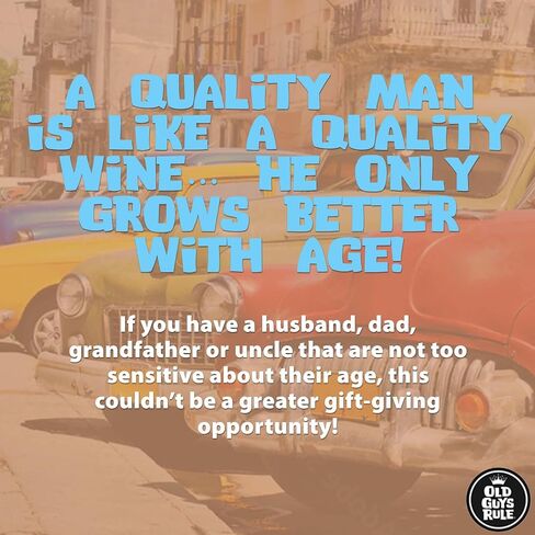 OLD GUYS RULE Men's Baseball Cap, The Older I Get, The Better I was - Gift for Dad, Grandpa, Husband, Father's Day, Birthday, Holiday - Funny Novelty Collector's Hat for Jokesters, Classics (Navy) in Saudi Arabia