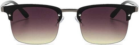 COTIA Semi-Rimless Sunglasses for Men Women UV400 Protection Classic Square Half Frame Driving Sun Glasses in Kuwait
