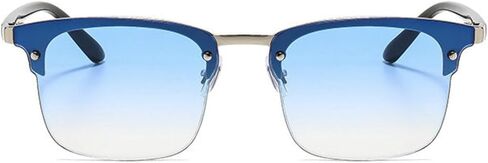 COTIA Semi-Rimless Sunglasses for Men Women UV400 Protection Classic Square Half Frame Driving Sun Glasses in Kuwait