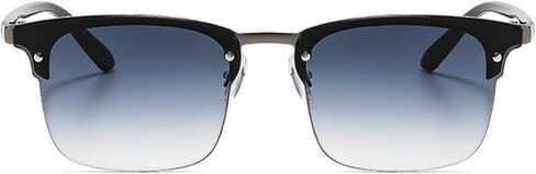 COTIA Semi-Rimless Sunglasses for Men Women UV400 Protection Classic Square Half Frame Driving Sun Glasses in Kuwait