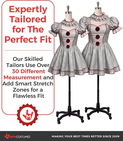 Morph Killer Clown Costume Women, Scary Clown Costume Women, Halloween Costumes For Adults, Halloween Costumes For Womens in Kuwait