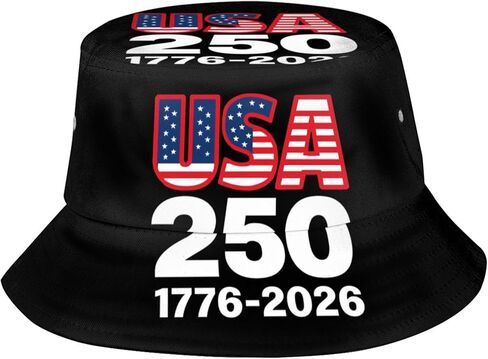 United States 250th Anniversary Bucket Hat for Women Men America 1776 2026 Patriotic USA Flag Hat in Saudi Arabia