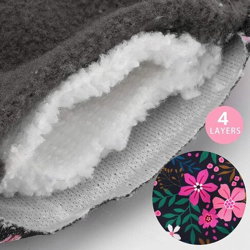 PHOGARY Reusable Menstrual Pads, Bamboo Cloth Pads for Heavy Flow with Wet Bag, Large Sanitary Pad Set with Wings for Women, Washable Overnight Cloth Panty Liners Period Pad (7 in 1, 25.4cm 4 Layers) in Kuwait