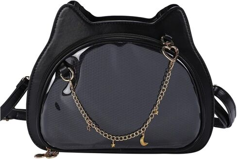لطيف القط Ita حقيبة Kawaii حقيبة كتف حقائب اليد دبوس محفظة Crossbody عرض أكياس مع إدراج أنيمي Cutecore الملحقات in Kuwait