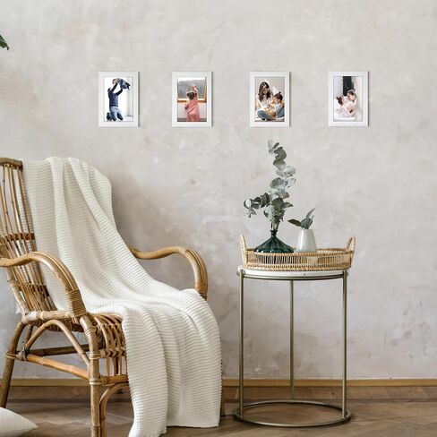 Edenseelake 4x6 Picture Frame Set of 15, White Photo Frame 4 by 6 for Wall or Tabletop Display in Saudi Arabia