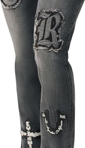 True Religion Women’s Appliqué Becca Mr Bootcut – Stretch Denim, Flattering Mid Rise, Classic Bootcut Silhouette in Kuwait
