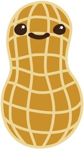 CafePress قبعة الفول السوداني لطيف قابل للتعديل قبعة بيسبول in Kuwait