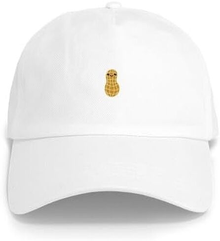 CafePress قبعة الفول السوداني لطيف قابل للتعديل قبعة بيسبول in Kuwait