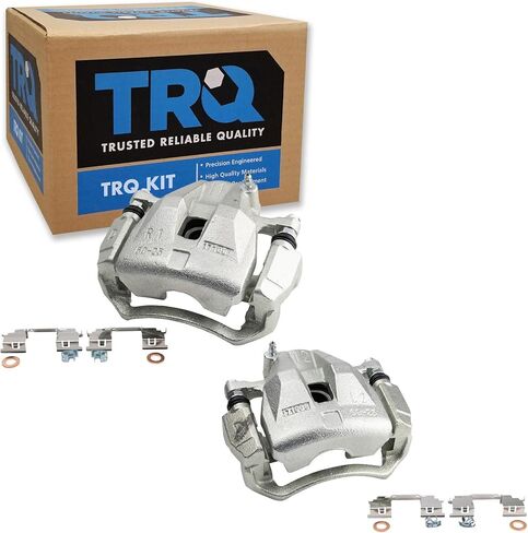 TRQ Front Brake Caliper Set Compatible with 2005-2015 Toyota Tacoma in Saudi Arabia