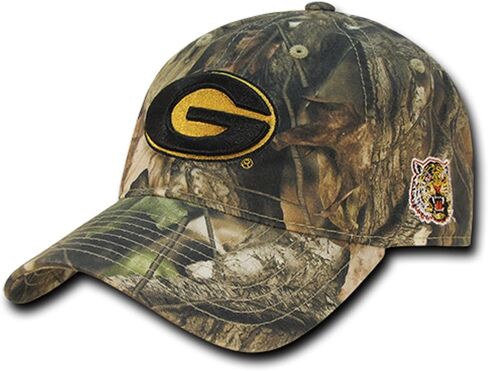 University of Grambling State GRAM Tigers Cotton Hybricam Camo Camouflage Polo Style Baseball Ball Cap Hat in Saudi Arabia