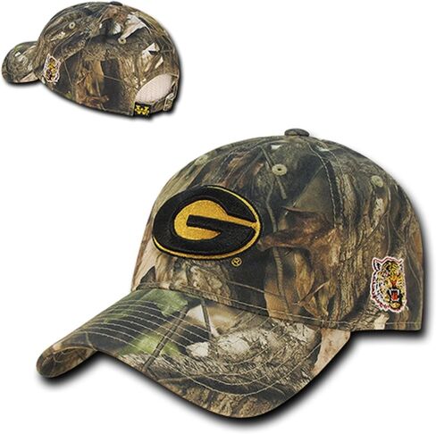 University of Grambling State GRAM Tigers Cotton Hybricam Camo Camouflage Polo Style Baseball Ball Cap Hat in Saudi Arabia