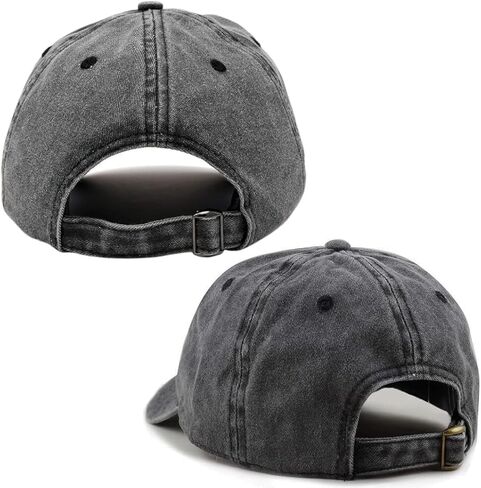 Coop Hair Don't Care Hat for Men Women - Adjustable Funny Chicken Farmer Mom Dad Hat Gifts for Chickens Owner Cotton Baseball Cap Gray in Kuwait