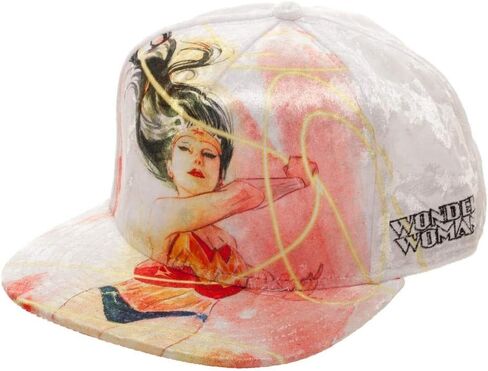 Wonder Woman DC Comics Velvet Snapback Hat in Saudi Arabia