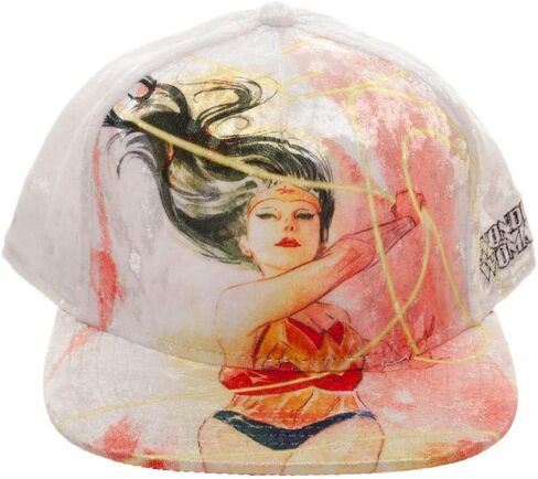 Wonder Woman DC Comics Velvet Snapback Hat in Saudi Arabia