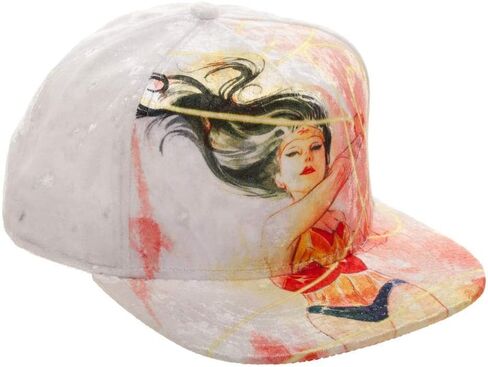 Wonder Woman DC Comics Velvet Snapback Hat in Saudi Arabia