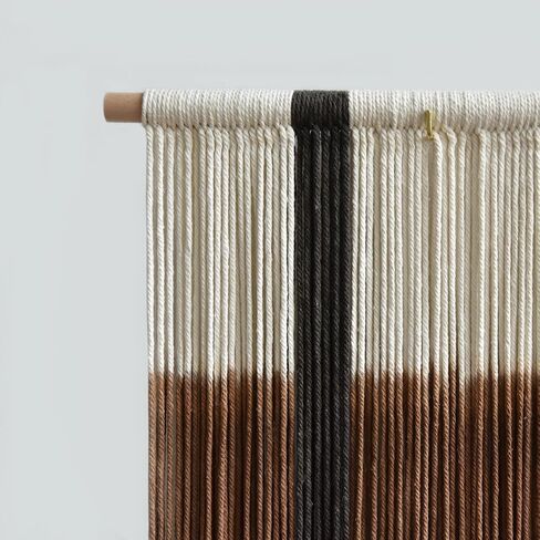 Macrame Wall Hanging Handmade Boho Decorative Wall Art, Woven Fiber Tapestry for Living Room, Bedroom, Modern Home Decor 27" W x 19" L in Saudi Arabia
