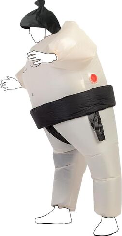 Inflatable Sumo Wrestler Suits Wrestling Halloween Costume Adult in Saudi Arabia