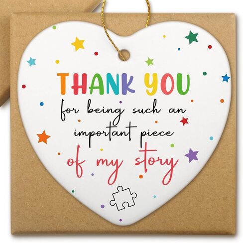 Thank You for Helping Me Grow Teacher Gift Appreciation Ornament for Daycare Preschool Kindergarten New Teachers End of Year First Day of School Gift Christmas Tree Decorations in Saudi Arabia