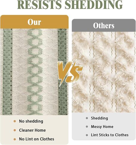 Boho Blackout Curtains Farmhouse Linen Textured Curtains 84 Inches Long for Living Room and Bedroom, Beige Embroidered Woven 1 Panel in Saudi Arabia