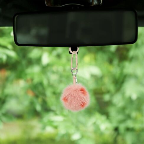2Pcs Car Hanging Straps, Rearview Mirror Decoration Lanyards Cute Rearview Mirror Hanging Accessories for Home Decor Office Room Bag, Practical Car Accessories Rope (Khaki) in Saudi Arabia