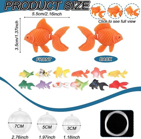 Soulchen 53 Pcs Under The Sea Party Decorations 30 Clear Bubble Ornaments and 22 Fake Floating Fish Crafts with Line Ocean Themed Party Decorations for Summer Birthday Photo Props in Kuwait