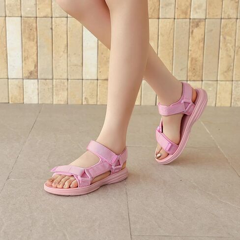 Size 8 Women Hiking Sport Sandals Outdoor Walking Sandals Womens Comfort Arch Support Adjustable Athletic Water Sandals With Back Strap Lightweight Non Slip Open Toe Summer Shoes for Beach Camping sandalias in Kuwait