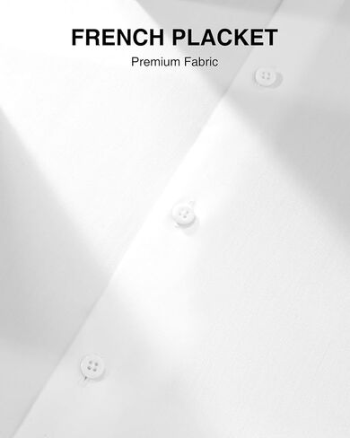 Alimens & Gentle Men's Premium Dress Shirts - Mulberry Silk Performance Wrinkle Free Stain Shield Button Down Shirt in Kuwait